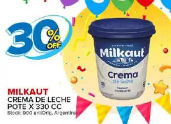 Carrefour Maxi Milkaut Crema De Leche x 330cc oferta