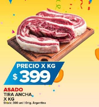 Carrefour Maxi Asado Tira Ancha x kg oferta