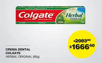 Atomo Conviene CREMA DENTAL COLGATE HERBAL ORIGINAL (90g) oferta