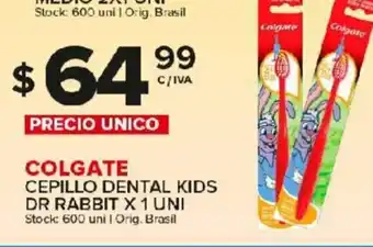 Carrefour Maxi Colgate Cepillo Dental Kids Dr.Rabbit x 1 uni oferta