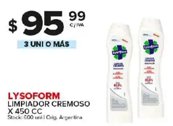 Carrefour Maxi Lysoform Limpiador Cremoso X 450cc oferta