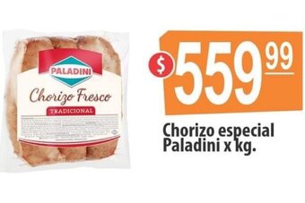 Autoservicio Capo Chorizo especial Paladini x kg oferta