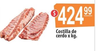Autoservicio Capo Costilla de cerdo oferta