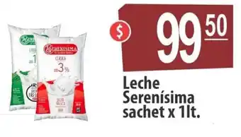 Autoservicio Capo Leche Serenísima sachet x 1lt oferta
