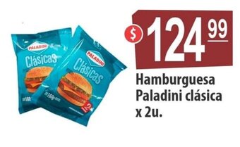 Autoservicio Capo Hamburguesa paladini clásica x 2u oferta