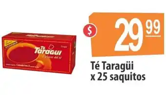 Autoservicio Capo Té Taragui x 25saquitos oferta