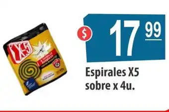 Autoservicio Capo Espirales x5 sobre x 4u oferta