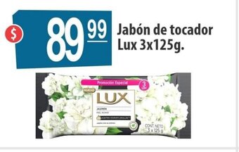 Autoservicio Capo Lux Jabón de tocador 3x125g oferta