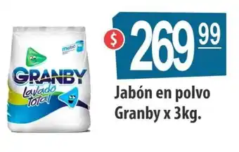 Autoservicio Capo Granby Jabón en polvo x 3kg oferta