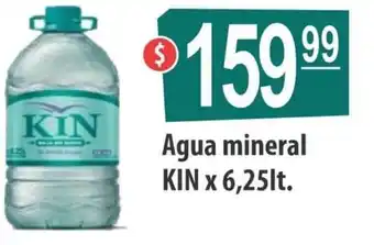 Autoservicio Capo Kin Agua mineral x 6.25lt oferta
