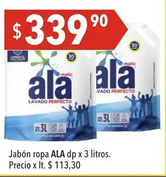 Hergo Ala Jabón ropa dp x 3 litros oferta