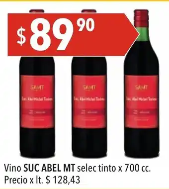 Hergo Suc Abel MT Vino selec tinto x 700cc oferta