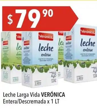 Hergo Véronica Leche Larga Vida Entera/Descremada x 1lt oferta