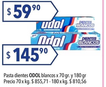 Hergo Odol Pasta dientes x 70gr oferta