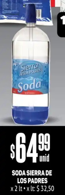 Makro Soda Sierra de Los Padres x 2lt oferta
