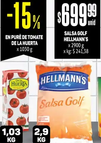Makro Salsa Golf Hellmann's x 2900g oferta