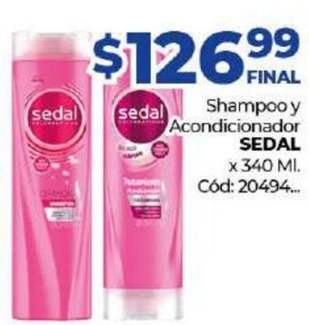 Diarco Sedal Shampoo y Acondicionador x 340ml oferta