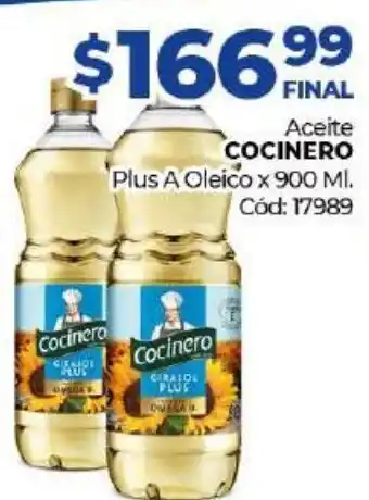 Diarco Cocinero Aceite Plus A Oleico x 900ml oferta