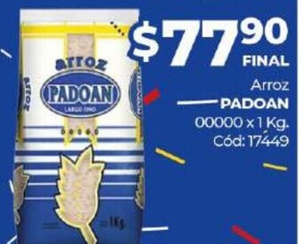 Diarco Padoan Arroz 00000 x 1kg oferta