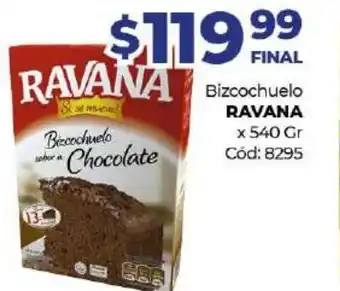 Diarco Ravana Bizcochuelo x 540 grs oferta