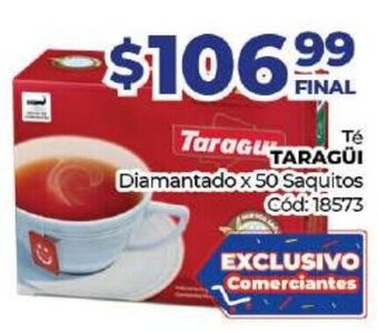 Diarco Taragui Té Diamantado x 50 saquitos oferta