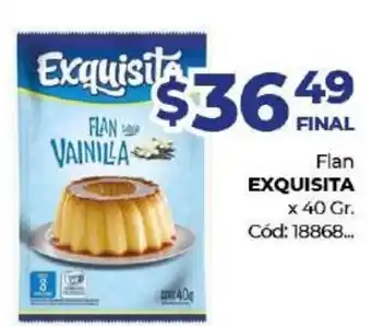 Diarco Exquisita Flan x 40gr oferta