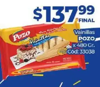 Diarco Pozo Vainillas x 480gr oferta