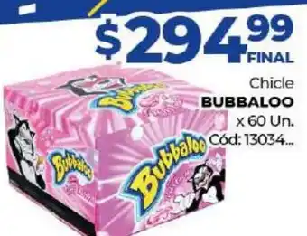 Diarco Bubbaloo Chicle x 60un oferta