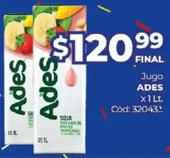 Diarco Ades Jugo x 1lt oferta