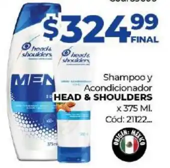 Diarco Head & Shoulder Shampoo Y Acondicionador 375ml oferta