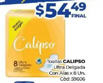 Diarco Calipso Toallas Ultra Delgada Con Alas x 8 un oferta