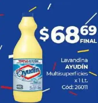 Diarco Ayudin lavandina Multisuperficies x 1lt oferta