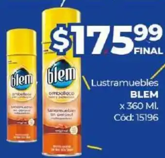 Diarco Blem Lustramuebles x 360ml oferta