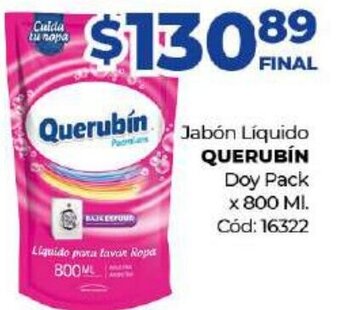 Diarco Querubín Jabón liquido Doy Pack x 800ml oferta