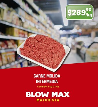 Carne Molida Intermedia 3kg