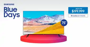 Naldo Lombardi Samsung Blue Days 75" oferta