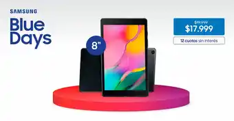 Naldo Lombardi Samsung Blue Days 8" oferta