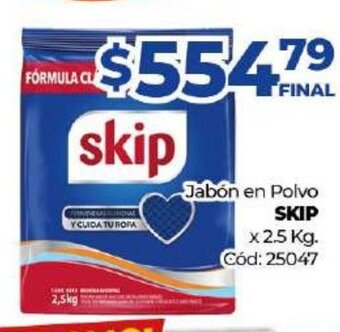Diarco Skip Jabón en Polvo x 2.5kg oferta