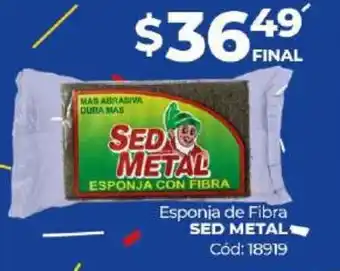 Diarco Sed Metal Esponja de Fibra oferta
