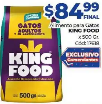 Diarco King Food Alimento para Gatos x 500gr oferta