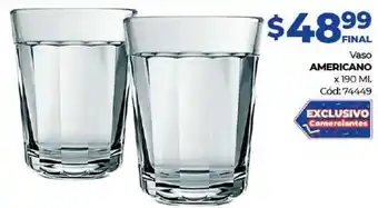 Diarco Americano vaso x 190ml oferta