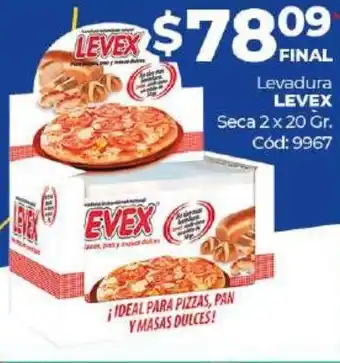 Diarco Levex Levadura Seca 2 x 20gr oferta
