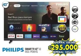 Casa del Audio PHILIPS SMART TV 43″ oferta