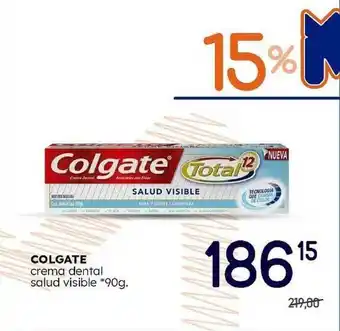 Supermercados Monarca Colgate Crema Dental Salud Visible 90g oferta