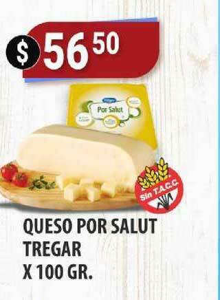 Supermercados Mayor Queso Por Salut Tregar x 100 gr oferta