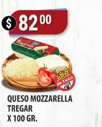 Supermercados Mayor Queso Mozzarella Tregar x 100gr oferta