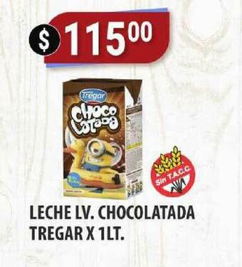 Supermercados Mayor Leche Lv. Chocolatada Tregar x 1lt oferta