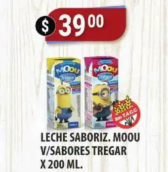 Supermercados Mayor Leche Saboriz. Moou V Sabores Tregar x 200ml oferta