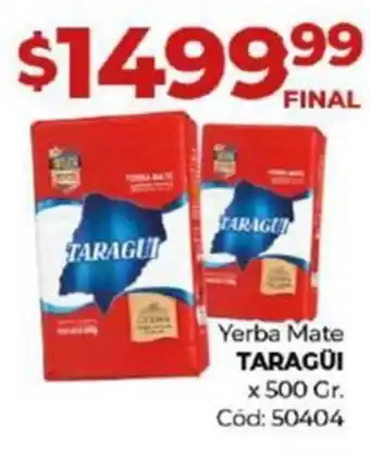 Diarco Yerba Mate TARAGÜI x 500 Gr. oferta
