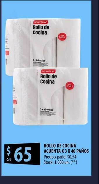 Punto Mayorista Rollo De Cocina Acuenta oferta